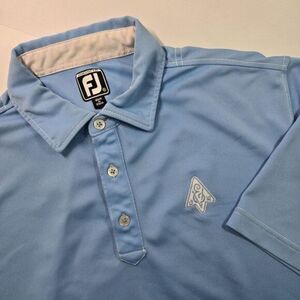 FootJoy Golf  Polo Shirt Mens 50" Chest‎ 31" Length Light Blue EV Country Club